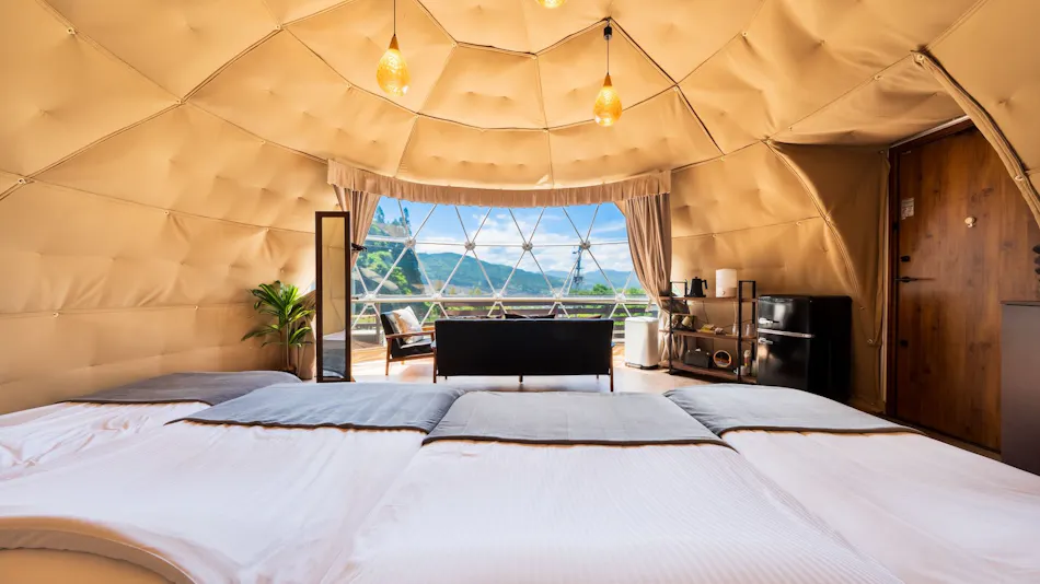 Yufuin Onsen Glamping Kaze no Hibiki