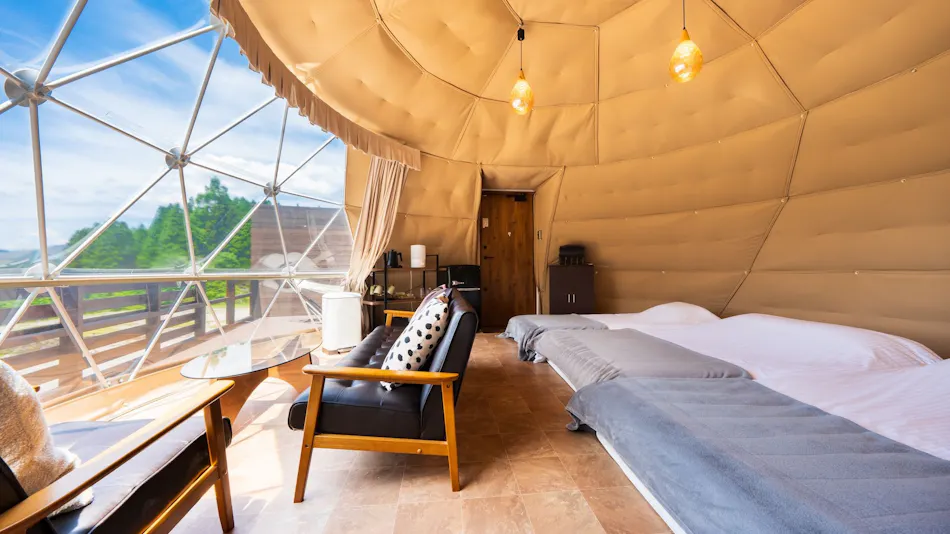 Yufuin Onsen Glamping Kaze no Hibiki