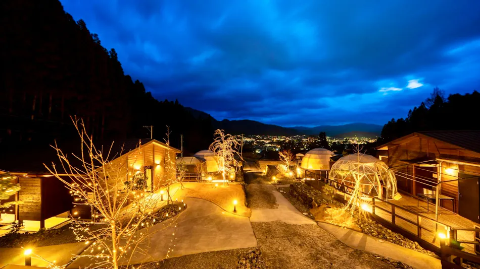 Yufuin Onsen Glamping Kaze no Hibiki