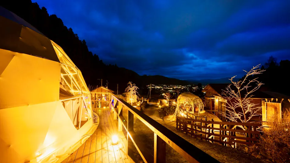 Yufuin Onsen Glamping Kaze no Hibiki