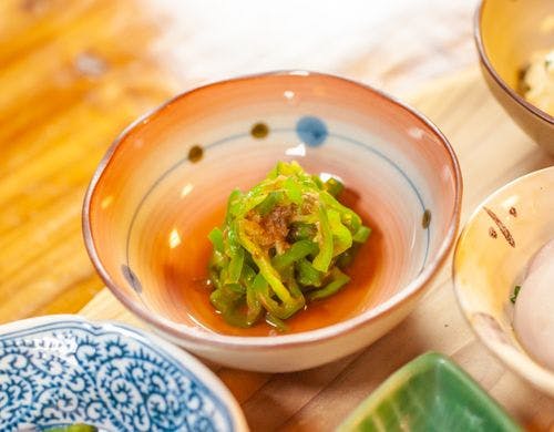 ピーマン醤油麹和え