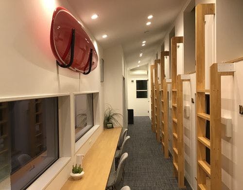 簡易個室はプライベートが保たれた空間