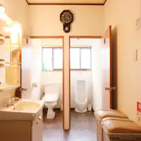 ห้องน้ำรวมในอาคารเสริม☆มีโถสุขภัณฑ์แบบบิเดต์