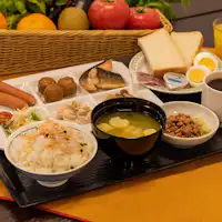 ตัวอย่างอาหารเช้าแบบบุฟเฟ่ต์