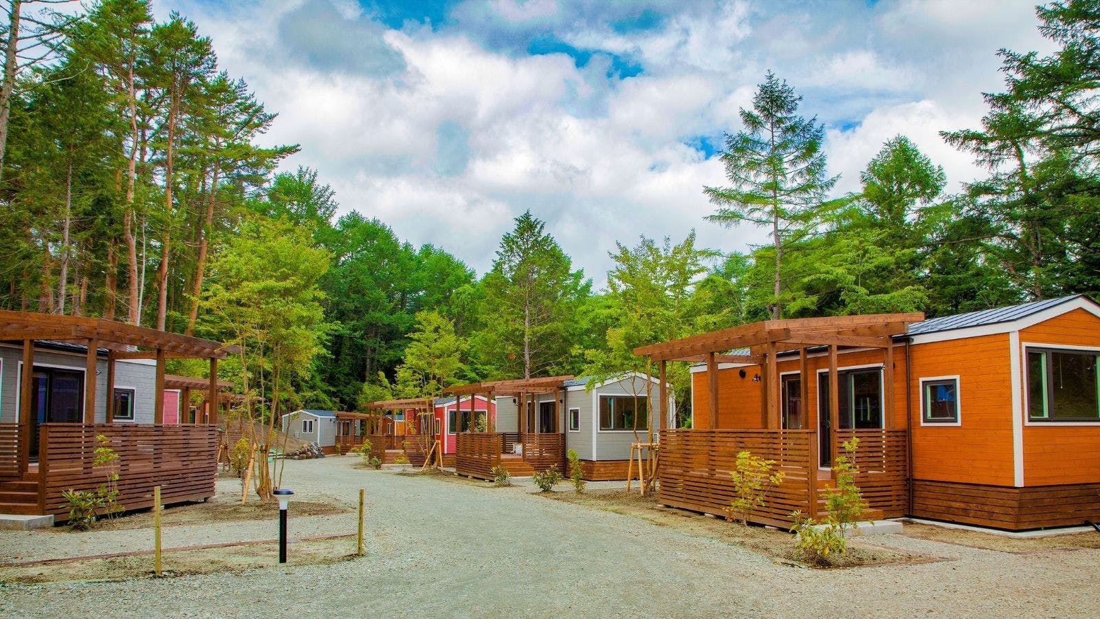 พื้นที่บ้านพักแบบรถพ่วง