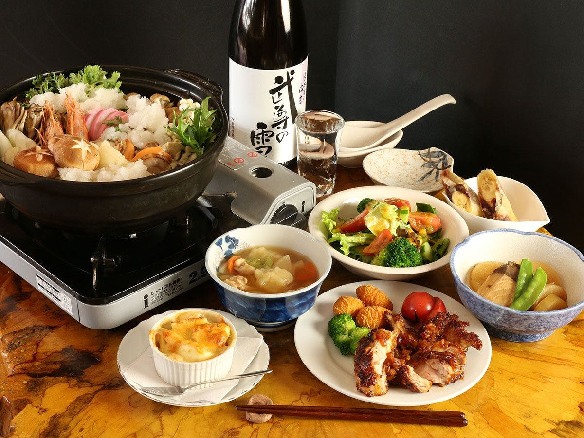 저녁 식사 예: 전골