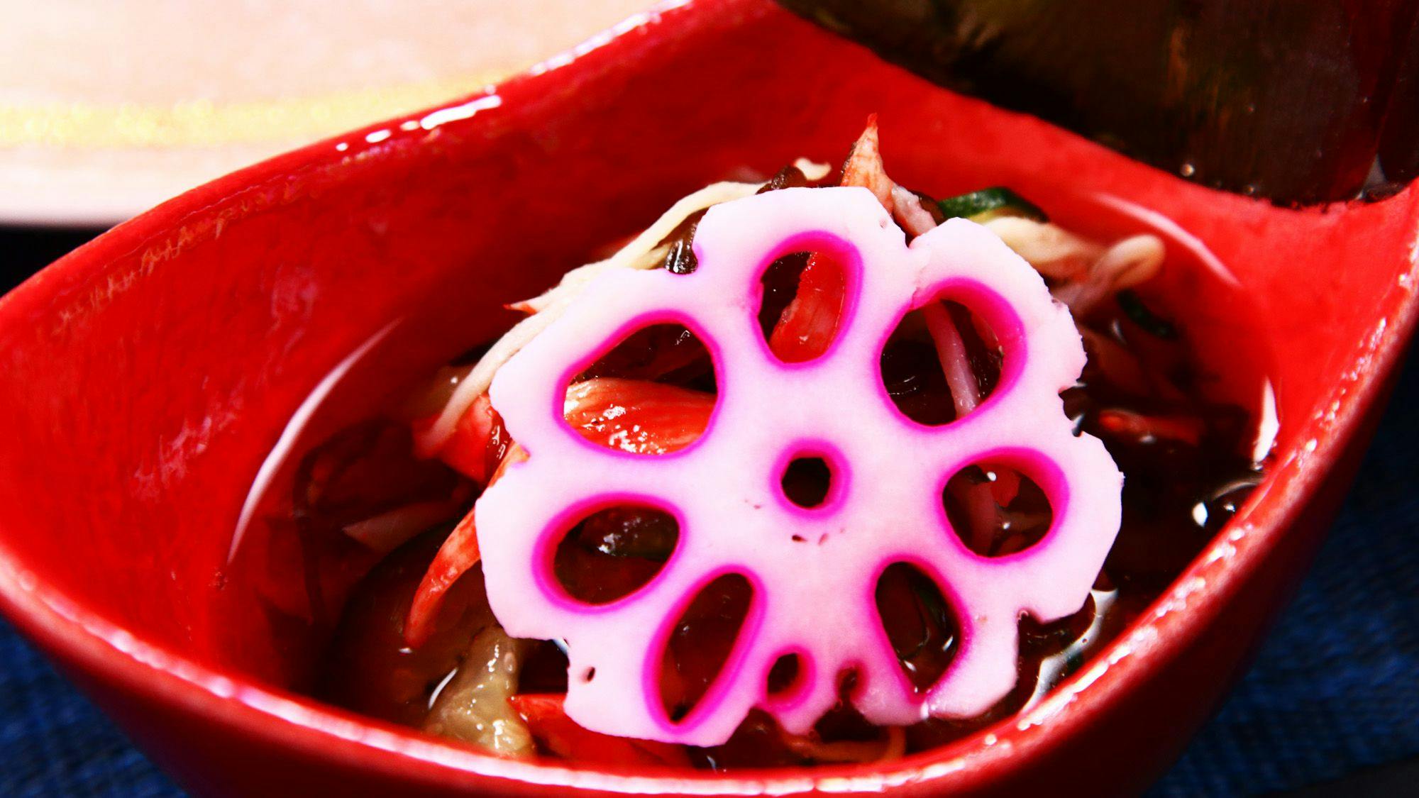 Contoh makan malam◆Rasa asam yang pas, segar