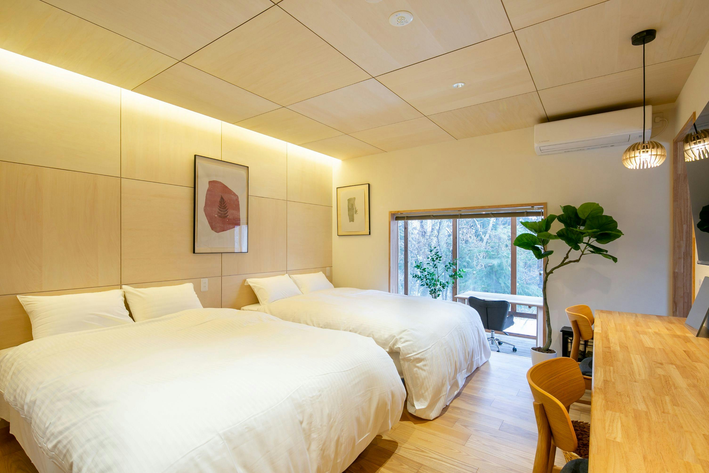 Bedroom, 2 double beds