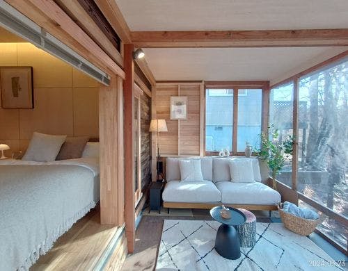 サンルーム、ソファ