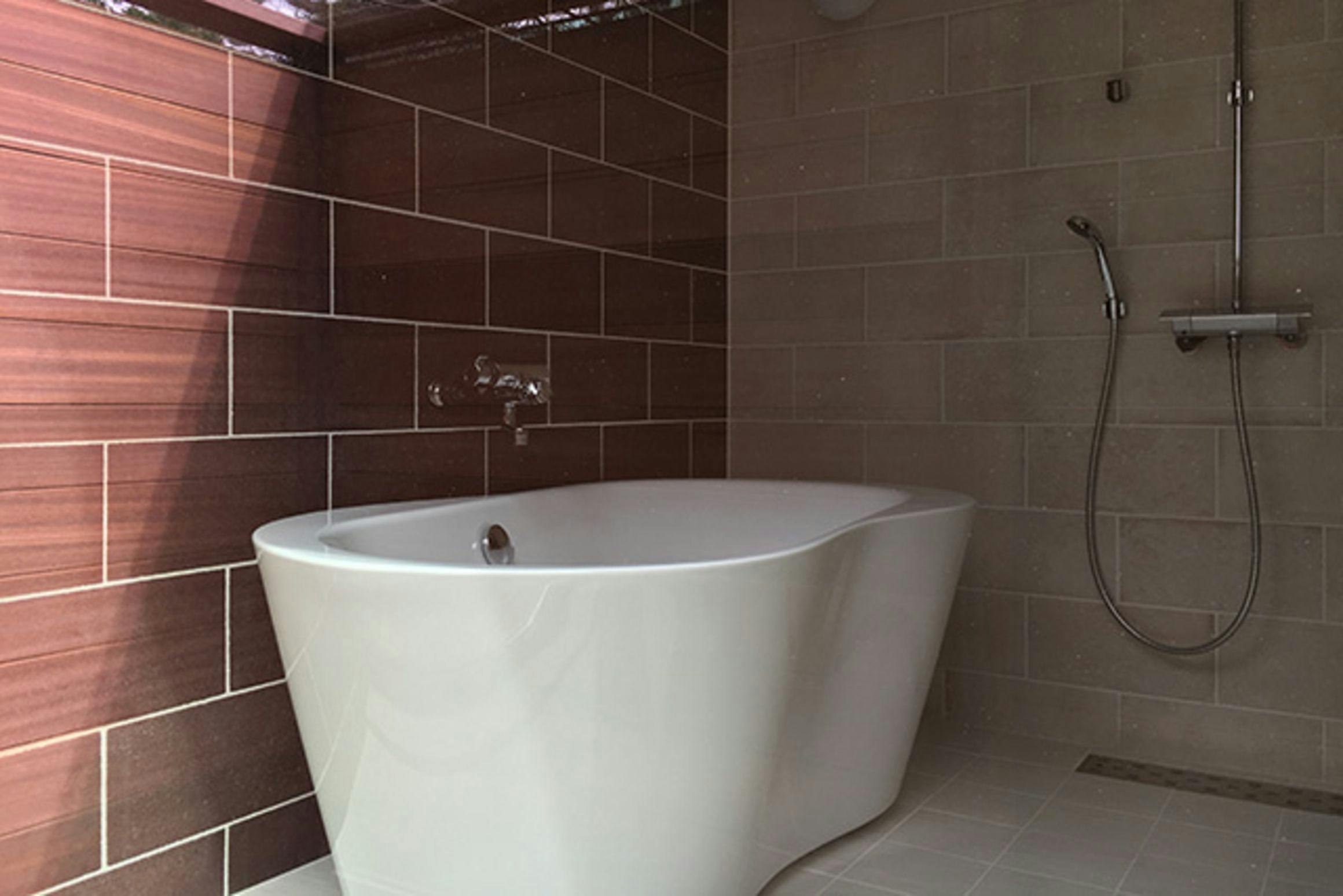 The cottage's bath.