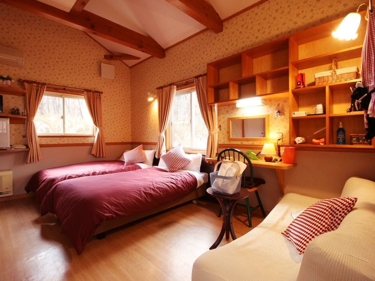 dog's pension しゃのんち 【一日一組限定】ディナーは手ぶらでBBQプラン（二食付き） 愛犬と一緒に快適ステイ ツイン