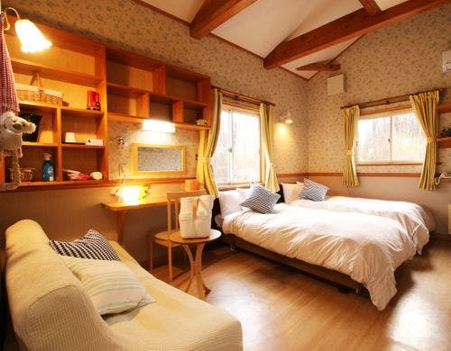 わんちゃんと一日の疲れを癒して下さい。