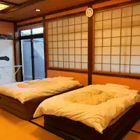 ห้องโถงใหญ่ 20 เสื่อทาทามิ (เตียง 2 เตียง)【มีตำหนิ】