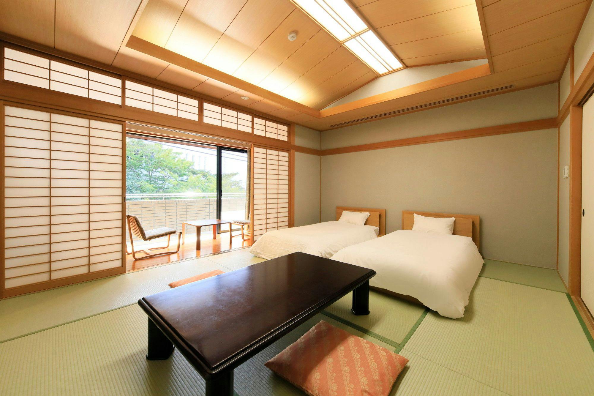 [Kamar Twin Gaya Jepang]
