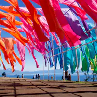 ม่านสายรุ้งแห่งภูเขาฮาโกดาเตะ