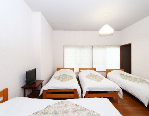 4名が定員のフォーベッドルーム *