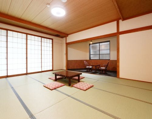 6名が定員の和室15畳 *