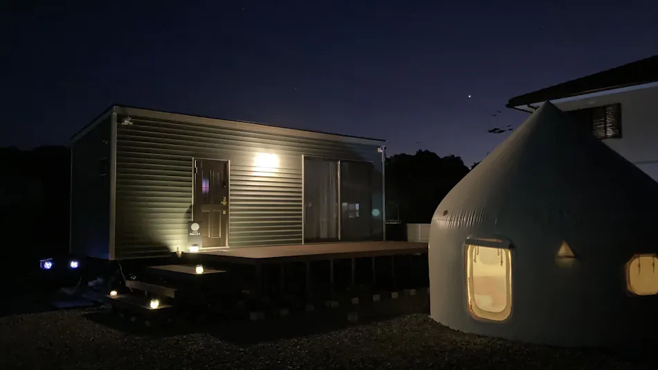 Accommodation trailer rental vacation cottage Yunetomari akashi of Awajishima