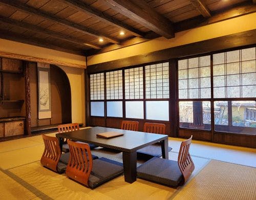 松葉のお宿の大きいほうの和室です。