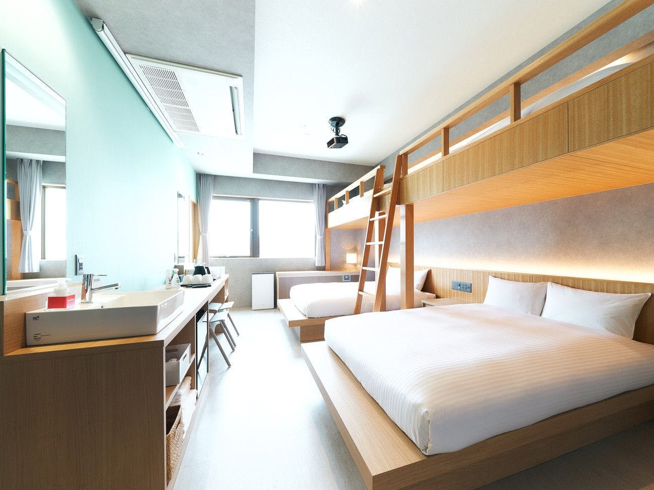 ห้องนอนเตียงสองชั้น