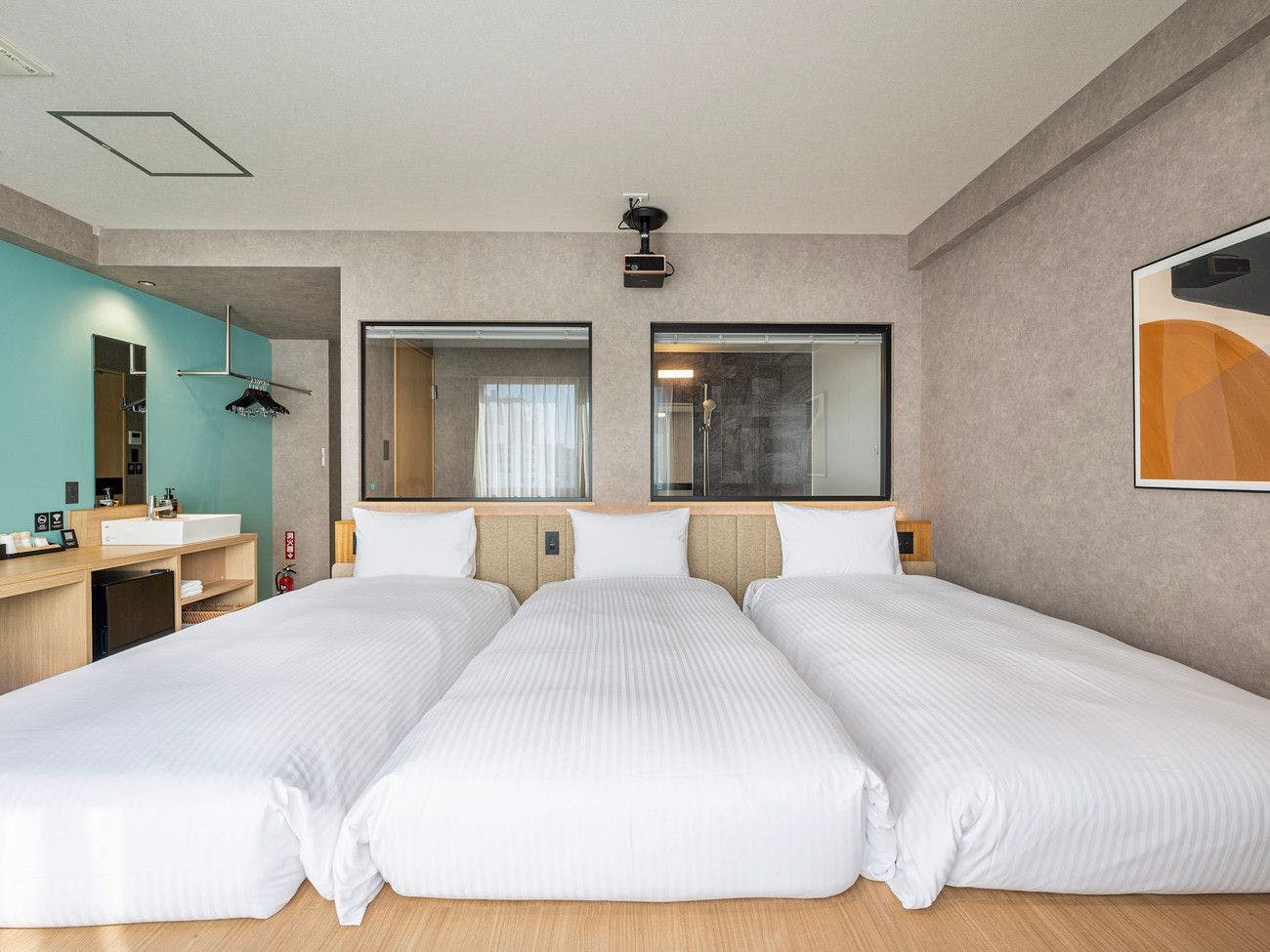 ห้องพักแบบสามเตียง