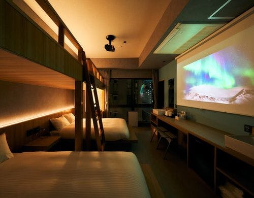 バンクベッドルーム　プロジェクター