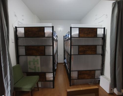 ドミトリールーム1F102上・下段