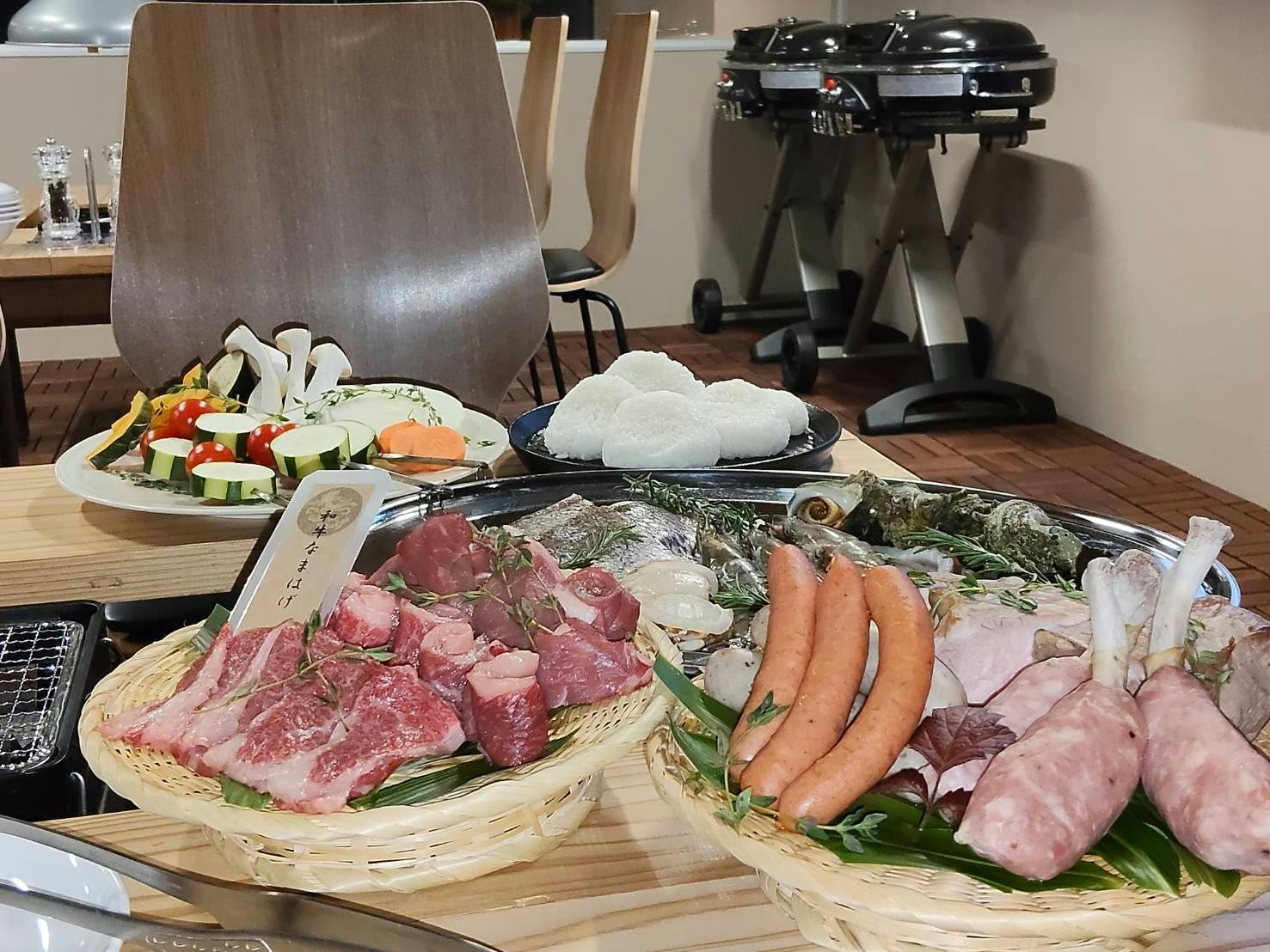 บาร์บีคิวในร่ม (ตัวอย่าง)