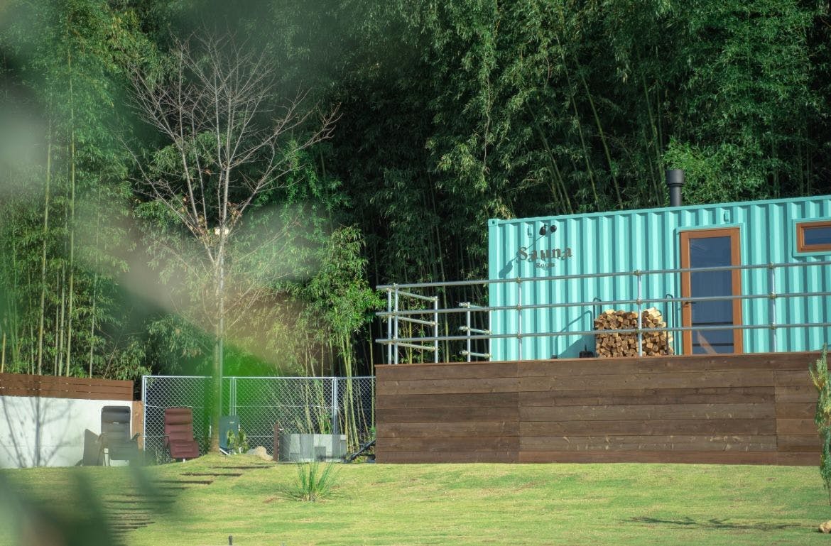 วิวสวนจากคอนเทนเนอร์