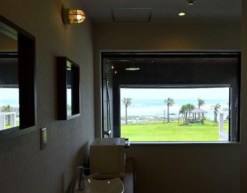 部屋のどこにいてもオーシャンビュー