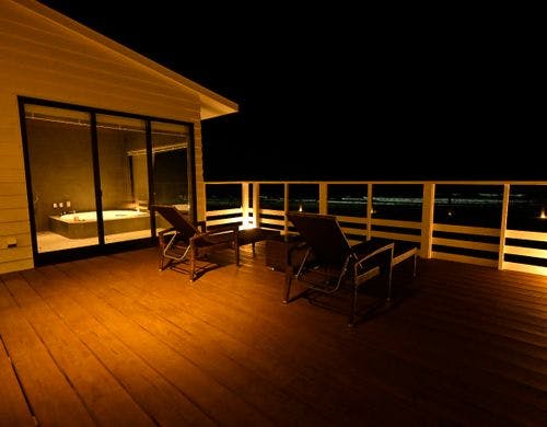 ヴィラ　バルコニー・バスルーム