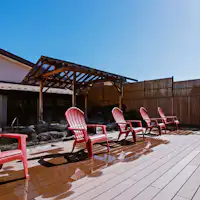 Sauna Outdoor Cooling Deck