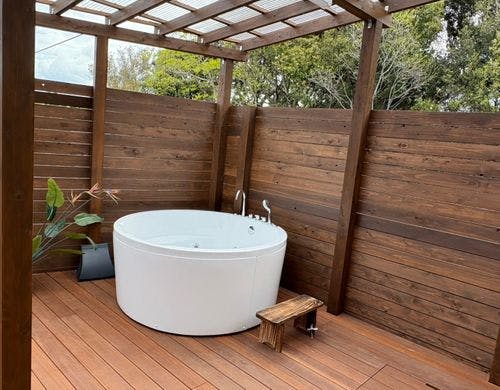 小さめですが、のんびりと。