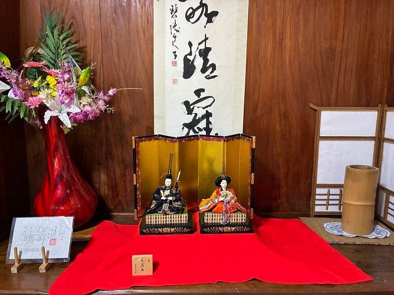 3月のひな人形飾り
