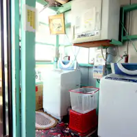 【สิ่งอำนวยความสะดวก】เครื่องซักผ้าหยอดเหรียญ (ใช้ร่วมกัน)