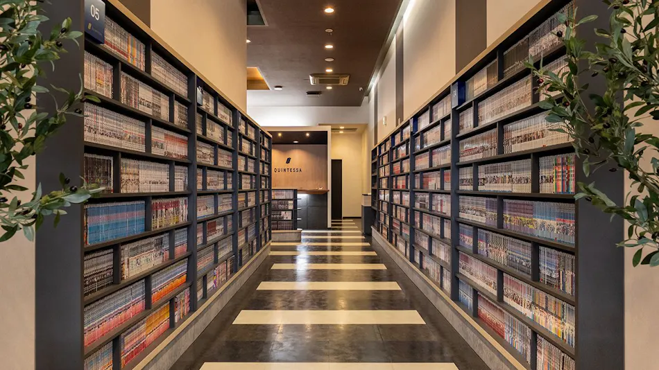 Quintessa Hotel Fukuoka Watanabe-dori Comic & Books