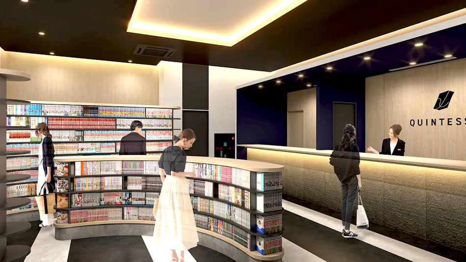 Quintessa Hotel Fukuoka Watanabe-dori Comic & Books