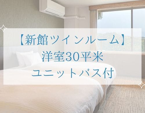 【新館ツインルーム】洋室30平米