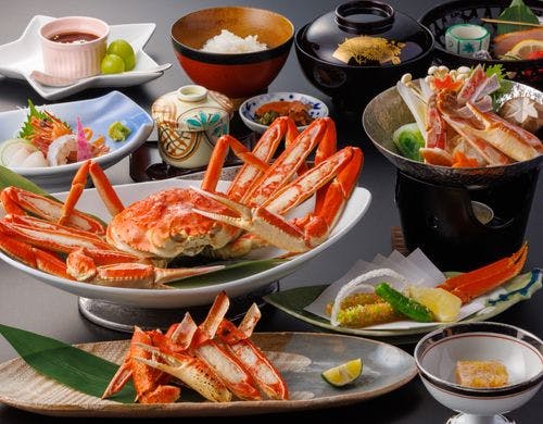 ※イメージ写真です。カニ尽くしにてご用意