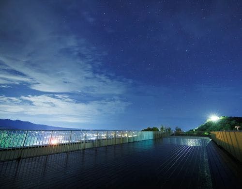 星が取れるテラス