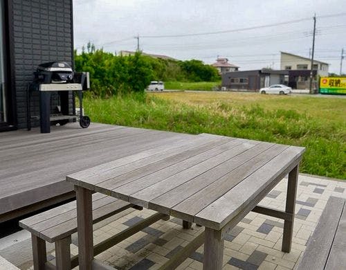 BBQも楽しめるプライベートテラス