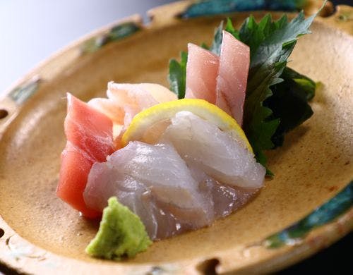 夕食_御造り_季節の御造り一例*