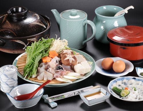 料理_河豚ミニコース_全体