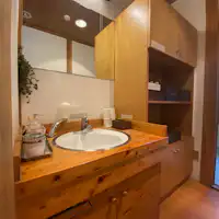 พื้นที่ล้างหน้าและอ่างล้างมือที่สะอาดอยู่เสมอ