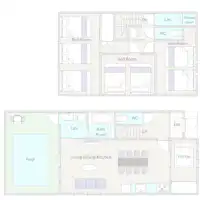 อาคาร A: แผนผังห้อง