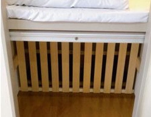 2階女性専用カプセルタイプ、収納