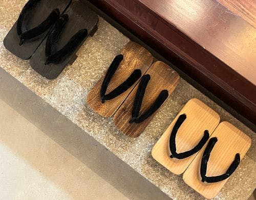 レンタルの下駄