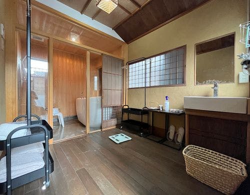 禅楽　お風呂と脱衣所