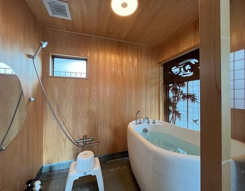 禅楽　お風呂と脱衣所