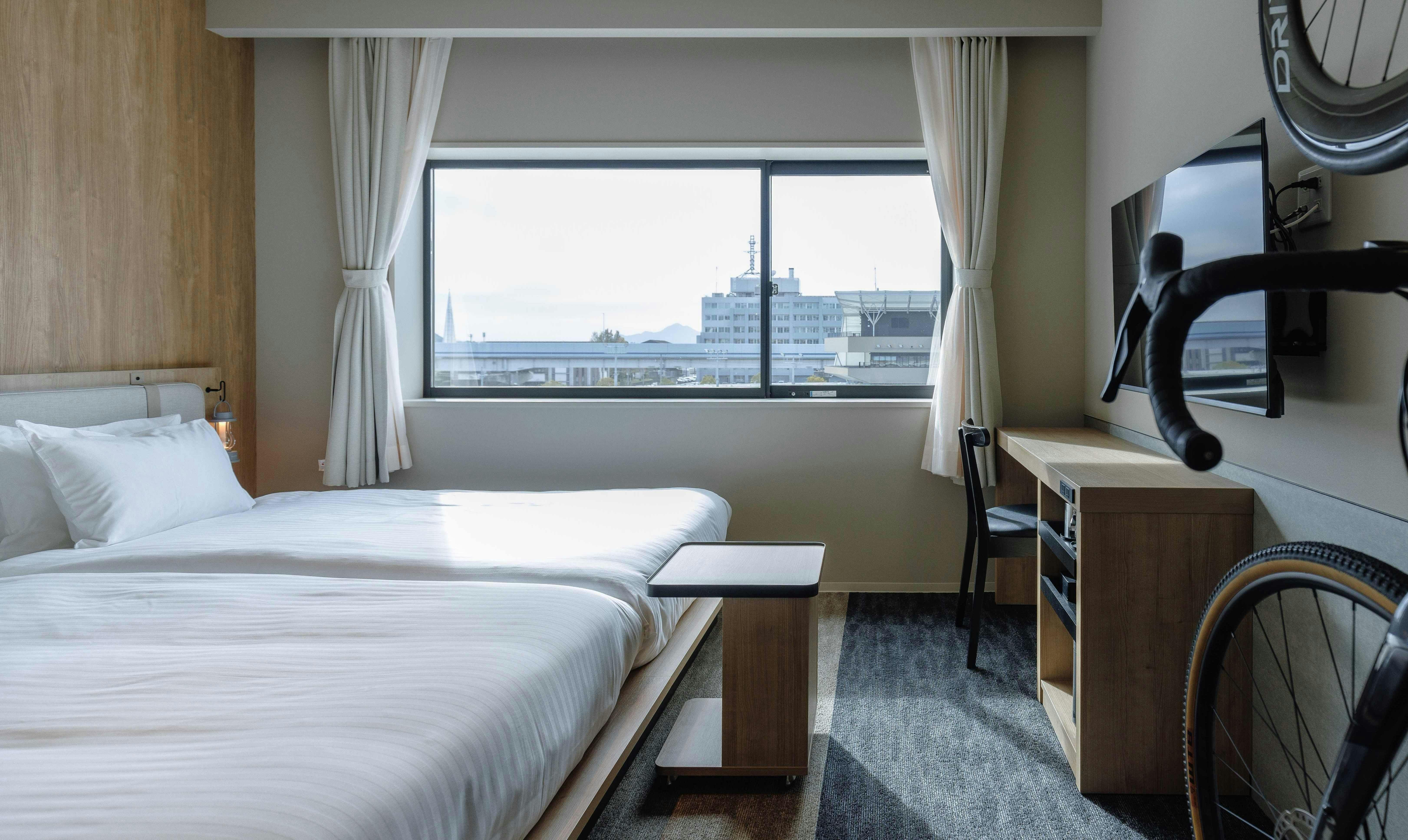 ห้องทวินสแตนดาร์ด　วิวจากทางเข้า